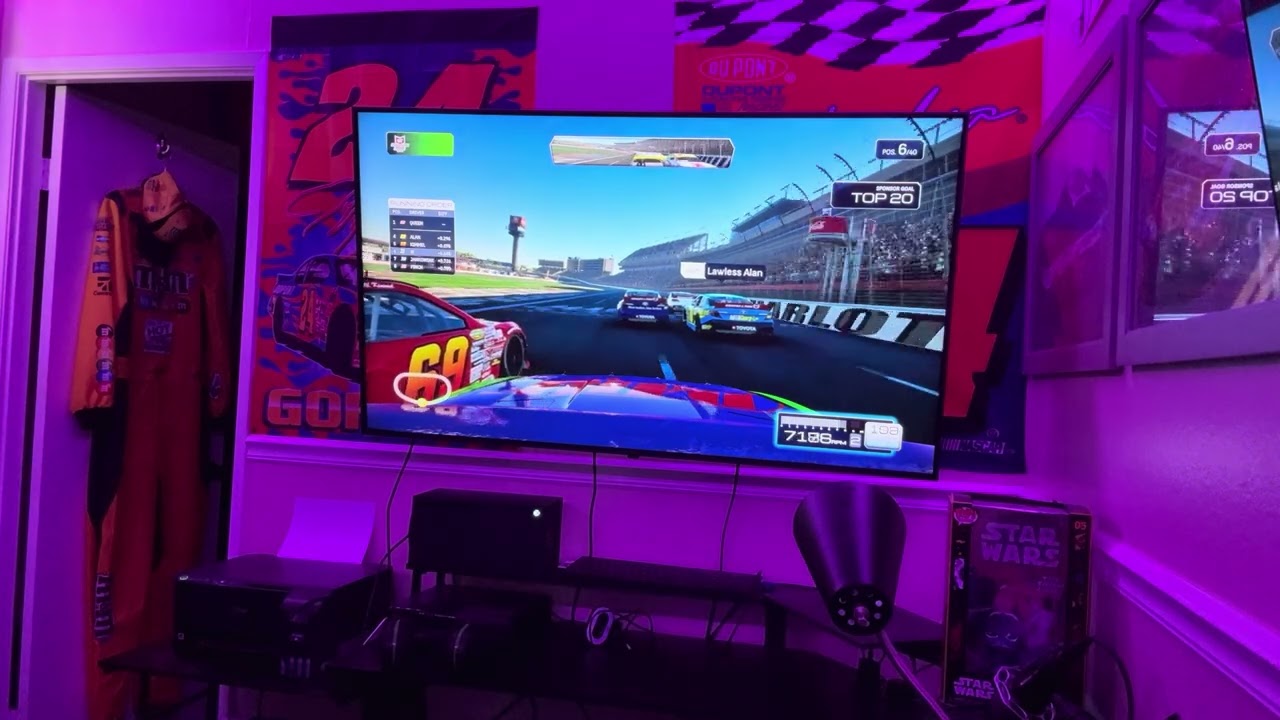 NASCAR 25 career mode part 8 Tough finish 