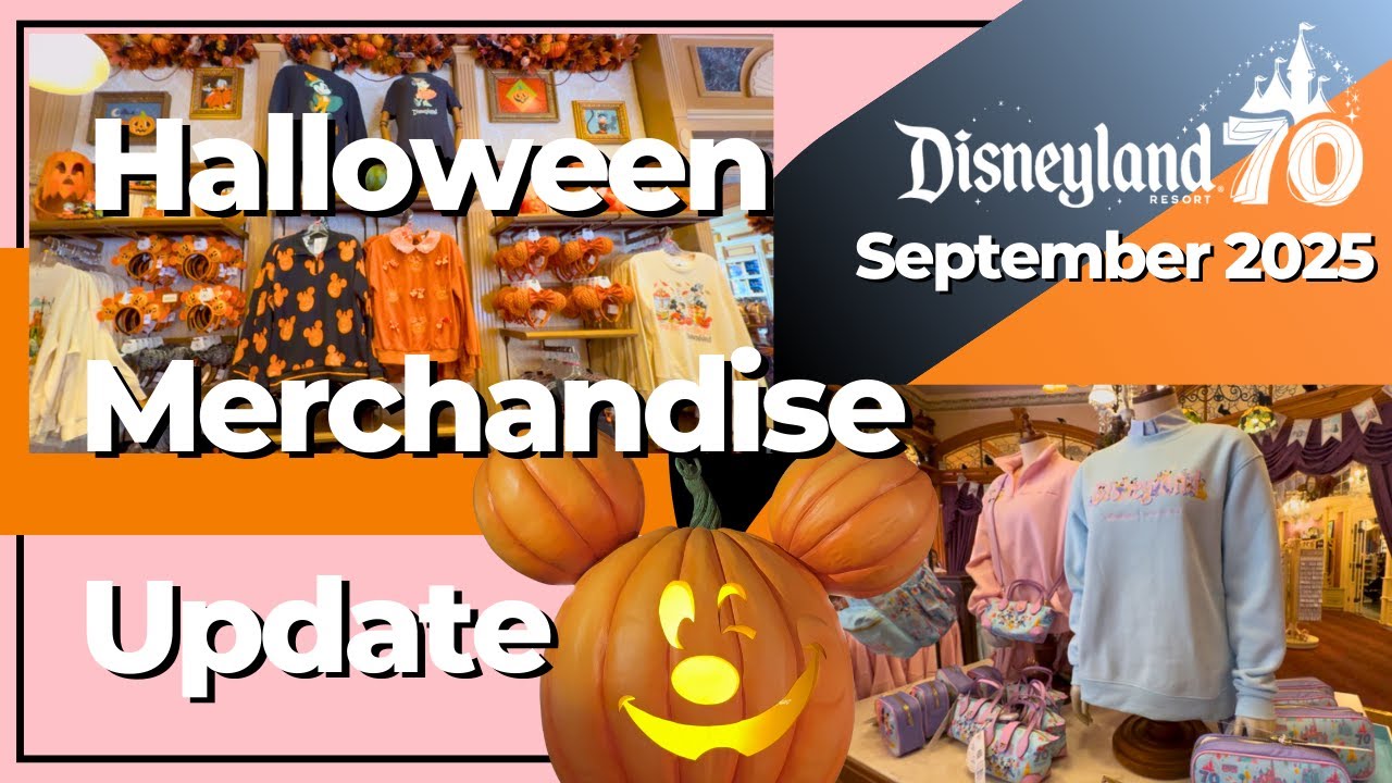 Disneyland Halloween Merchandise Update | September 2025 🎃👻 | Disneyland 70th | Stoney Clover