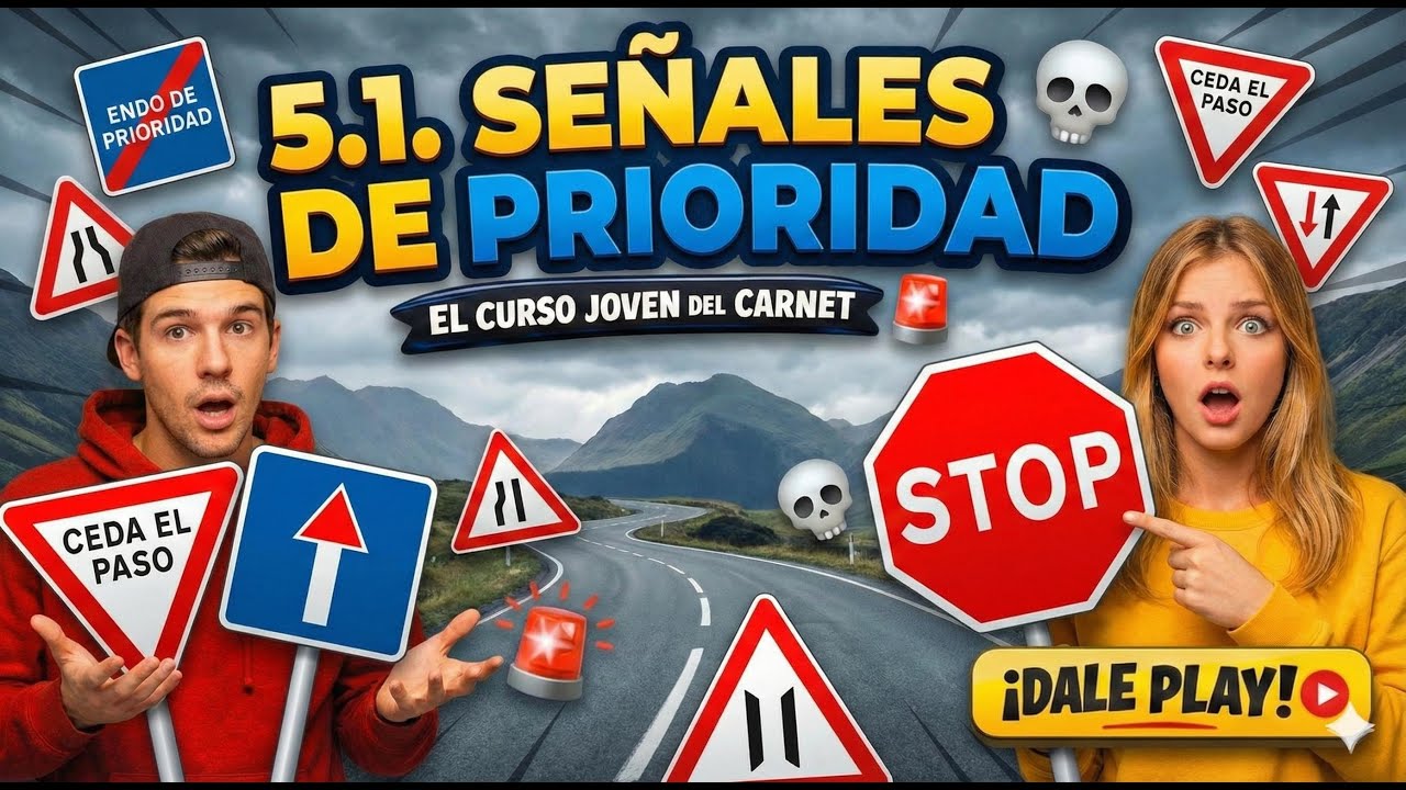 5.1. Las señales de prioridad. ¡STOP! 🛑 No la líes en los cruces: Quién pasa primero (Sin rollos) 🏎️