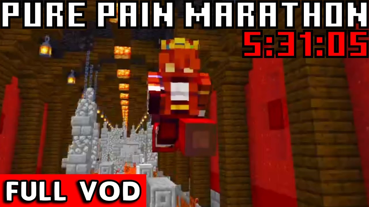 SandwichLord completes Pure Pain Marathon in 5:31:05 (FULL VOD)