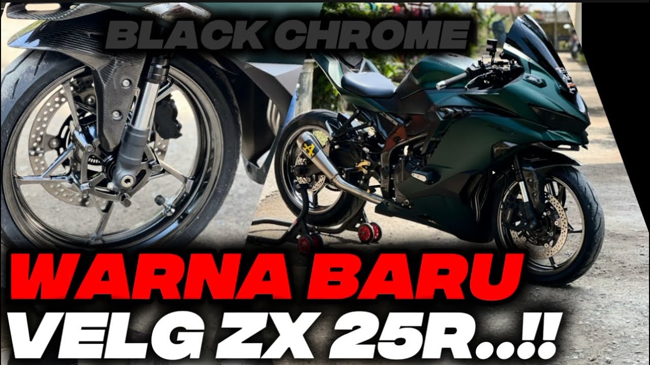 CAT VELG BLACK CHROME CUMA 4 JAM ‼️SURYA PAINTING 18
