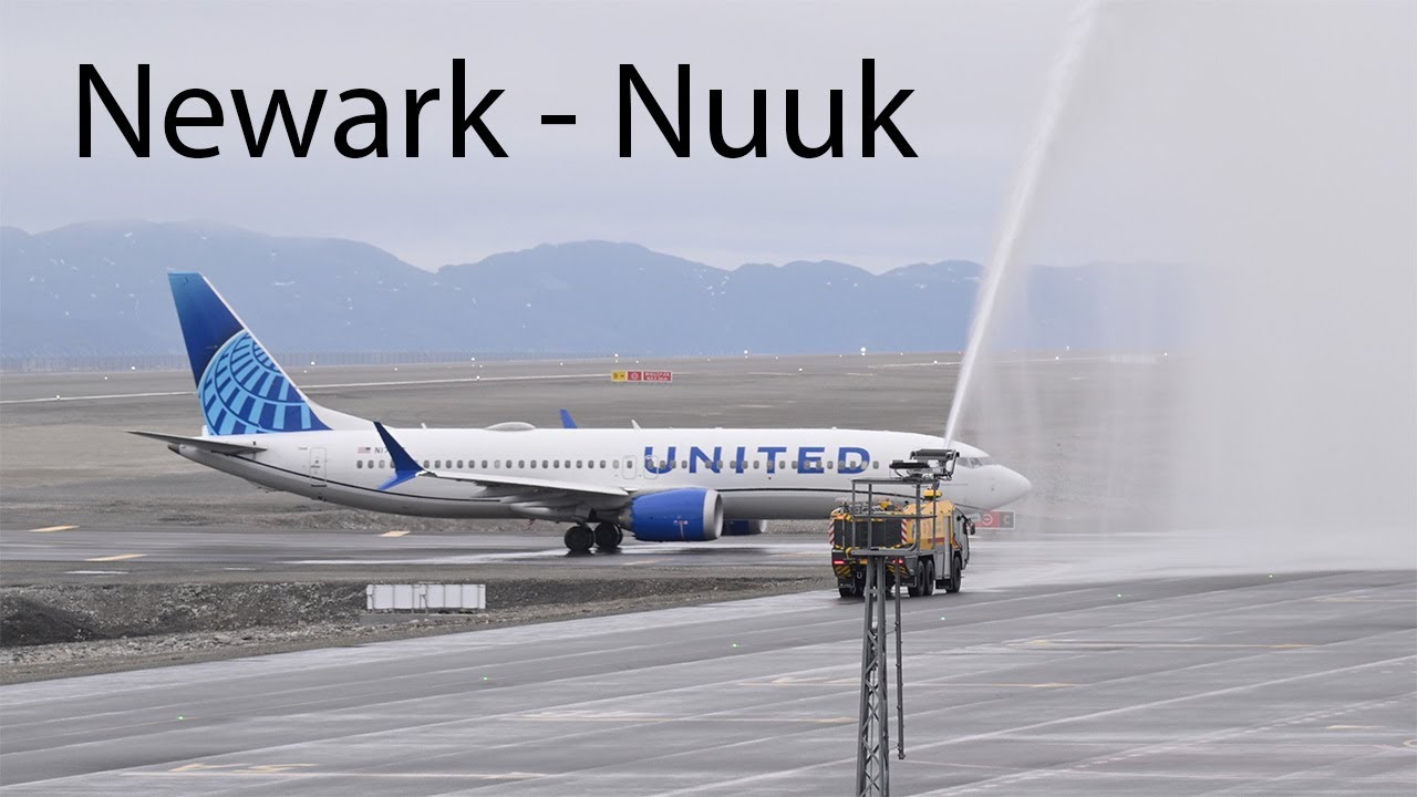 United Airlines first time in Nuuk