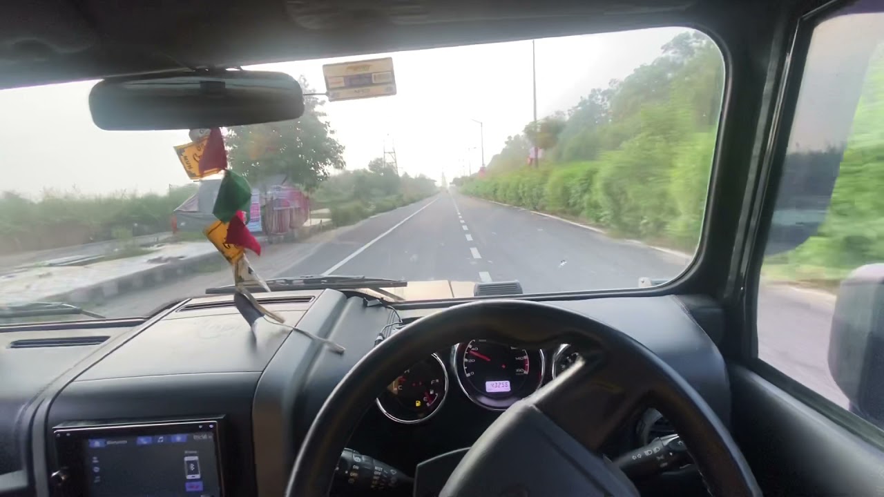 Modified Mahindra Thar, hardtop, sunroof