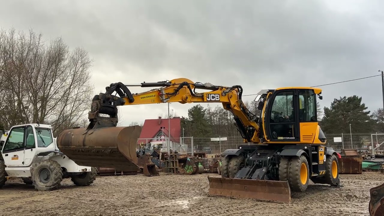 JCB HD110WTT4 KOPARKA KOŁOWA HYDRADIG 2017R. KM MASZYNY BUDOWLANE WWW.KMRENT.PL 56-300 MILICZ