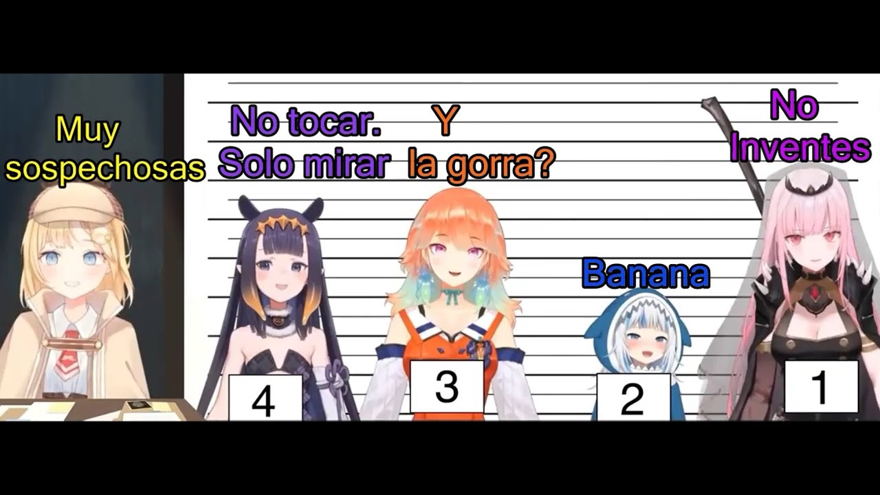 [ Sub Español ] Colaboracion de Hololive English Myth: El Interrogatorio [ Vtuber ]