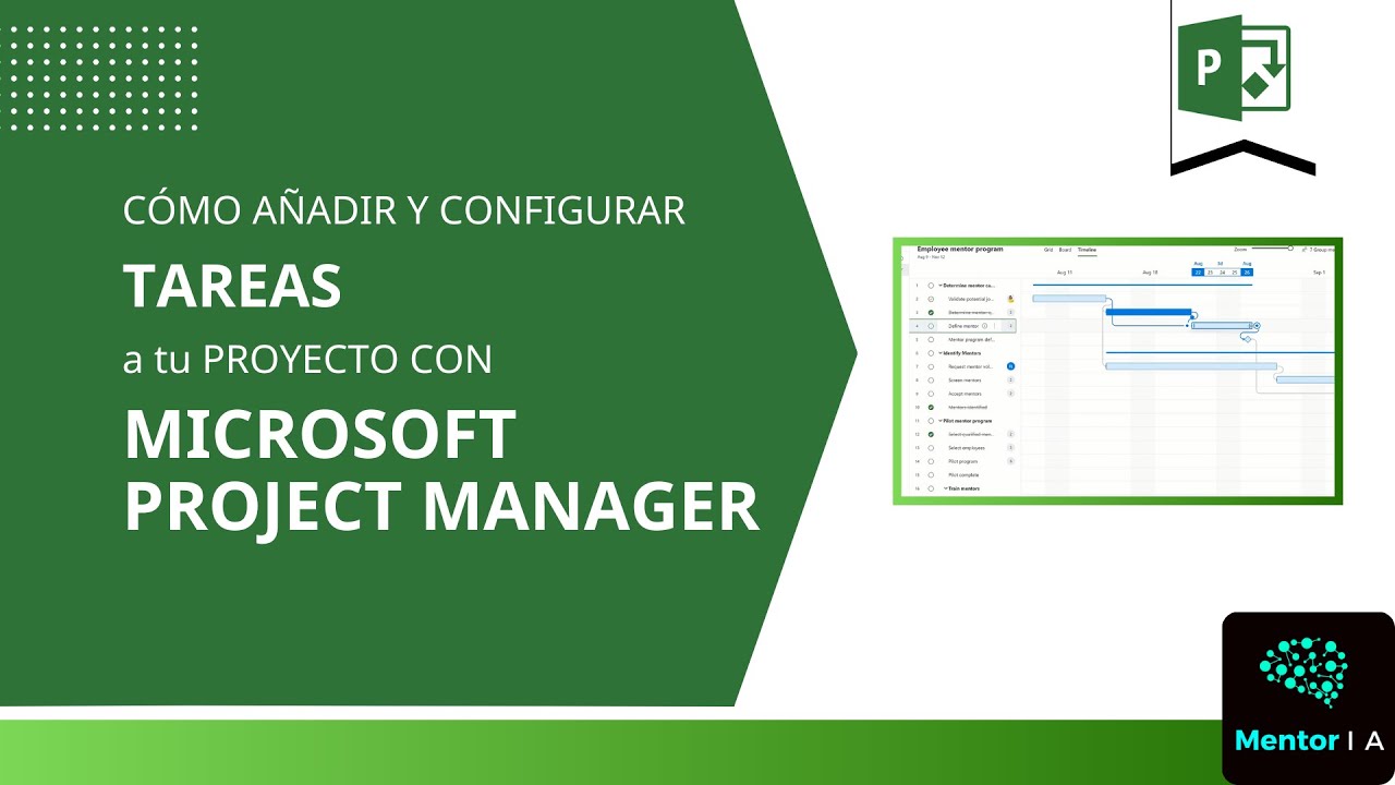 Cómo añadir correctamente tareas a Microsoft Project Manager y planificar con éxito tu proyecto