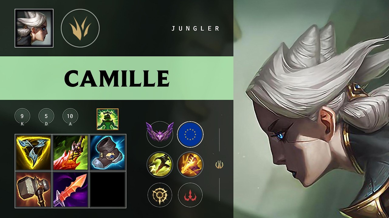 Camille Jungle vs Taliyah - EUW Master Patch 26.10