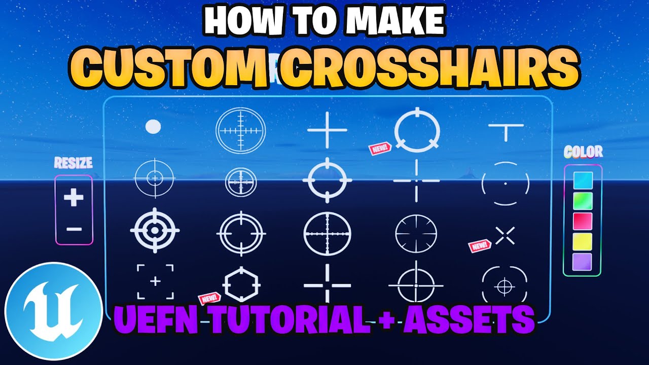 How to make CUSTOM CROSSHAIRS in UEFN!