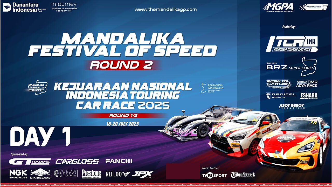[🔴LIVE] Mandalika Festival of Speed (MFoS) 2025 Round 2 - Day 1