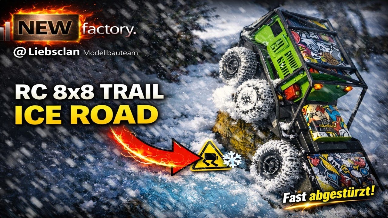 RC 8×8 Monster Truck - ICE ROAD CHALLENG