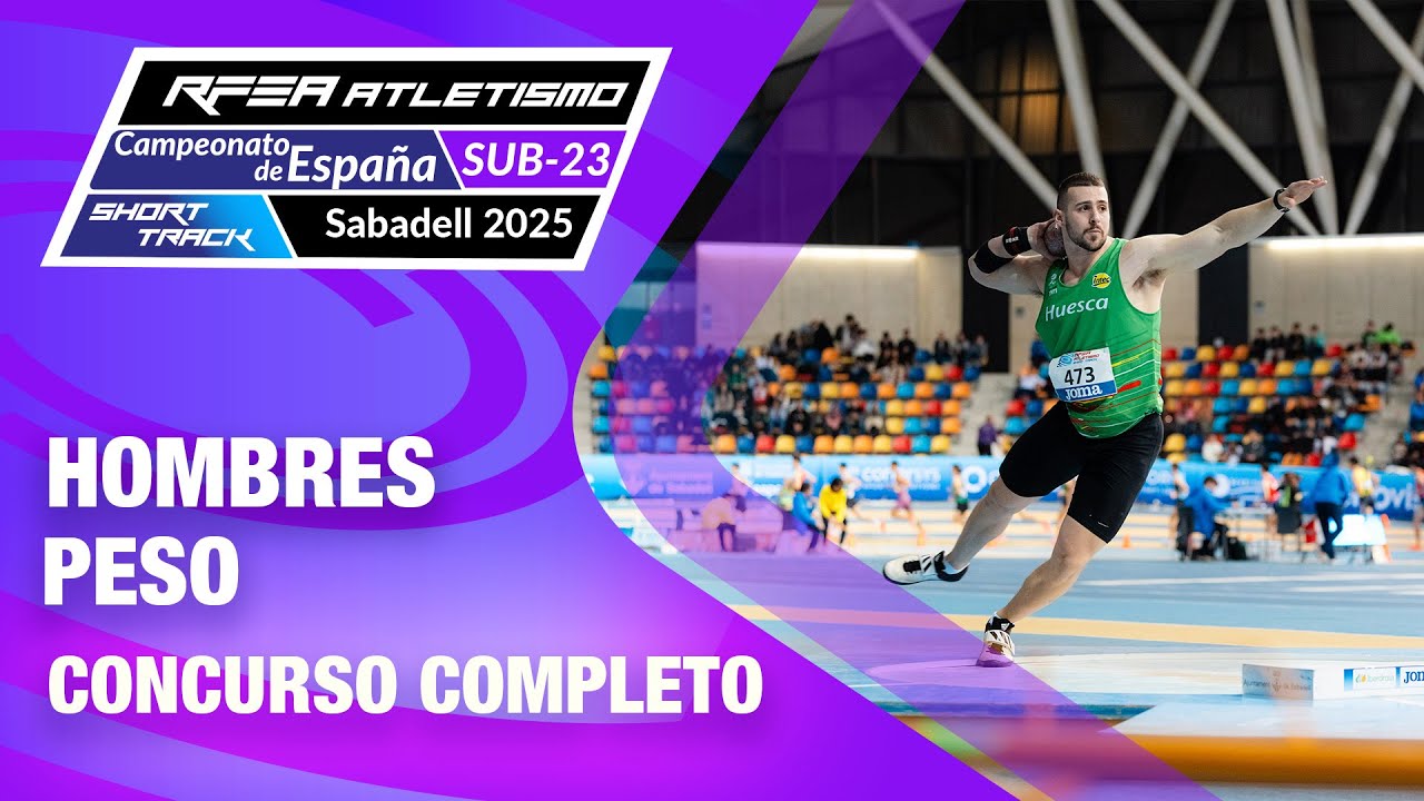 Final peso hombres - Campeonato de España Sub23 Short Track - Sabadell 2025 - Javier Cruz
