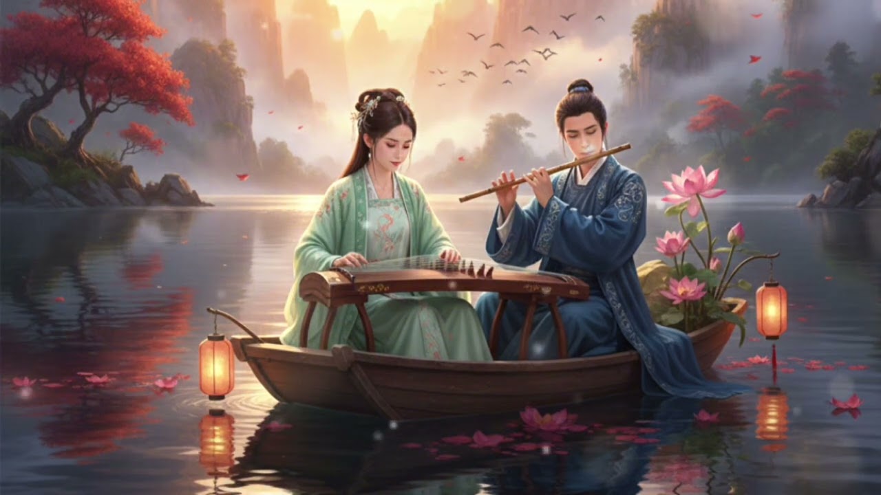 Chinese Flute Sleep Music for Deep Sleep | Bamboo Flute  Erhu & Guzheng | Zen Music