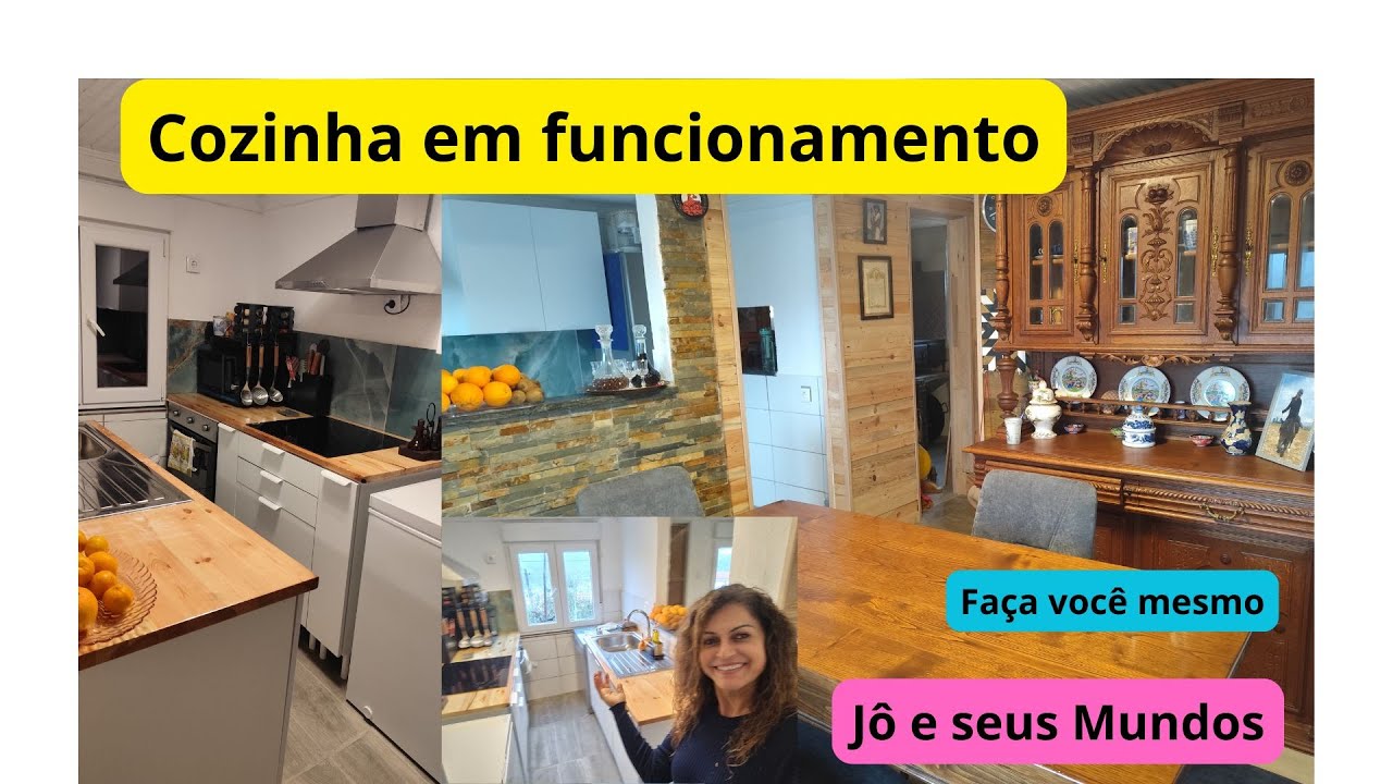 Cozinha está funcionando bora!  tomar um café comigo.  Jô e seus Mundos.