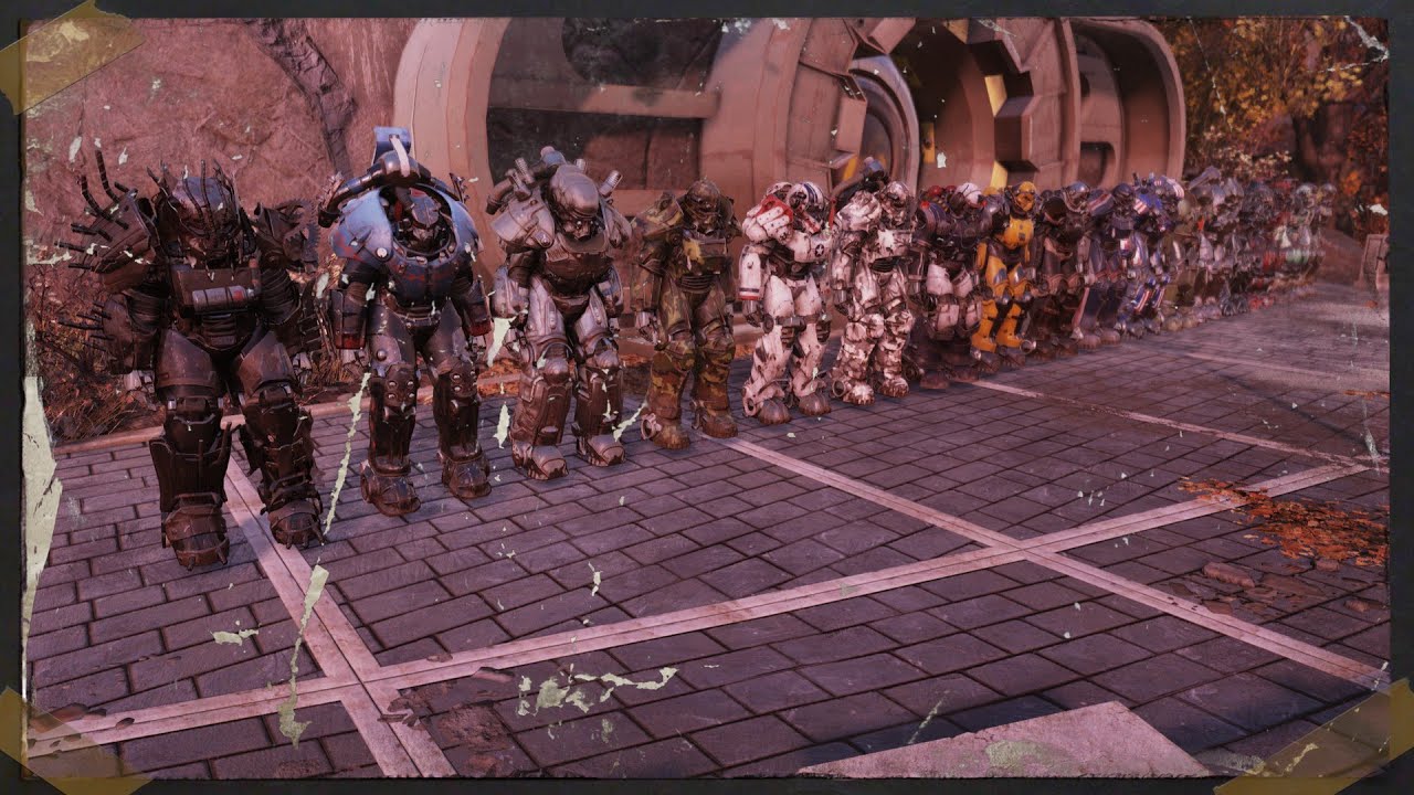 Fallout 76 - All my Power Armor Skins