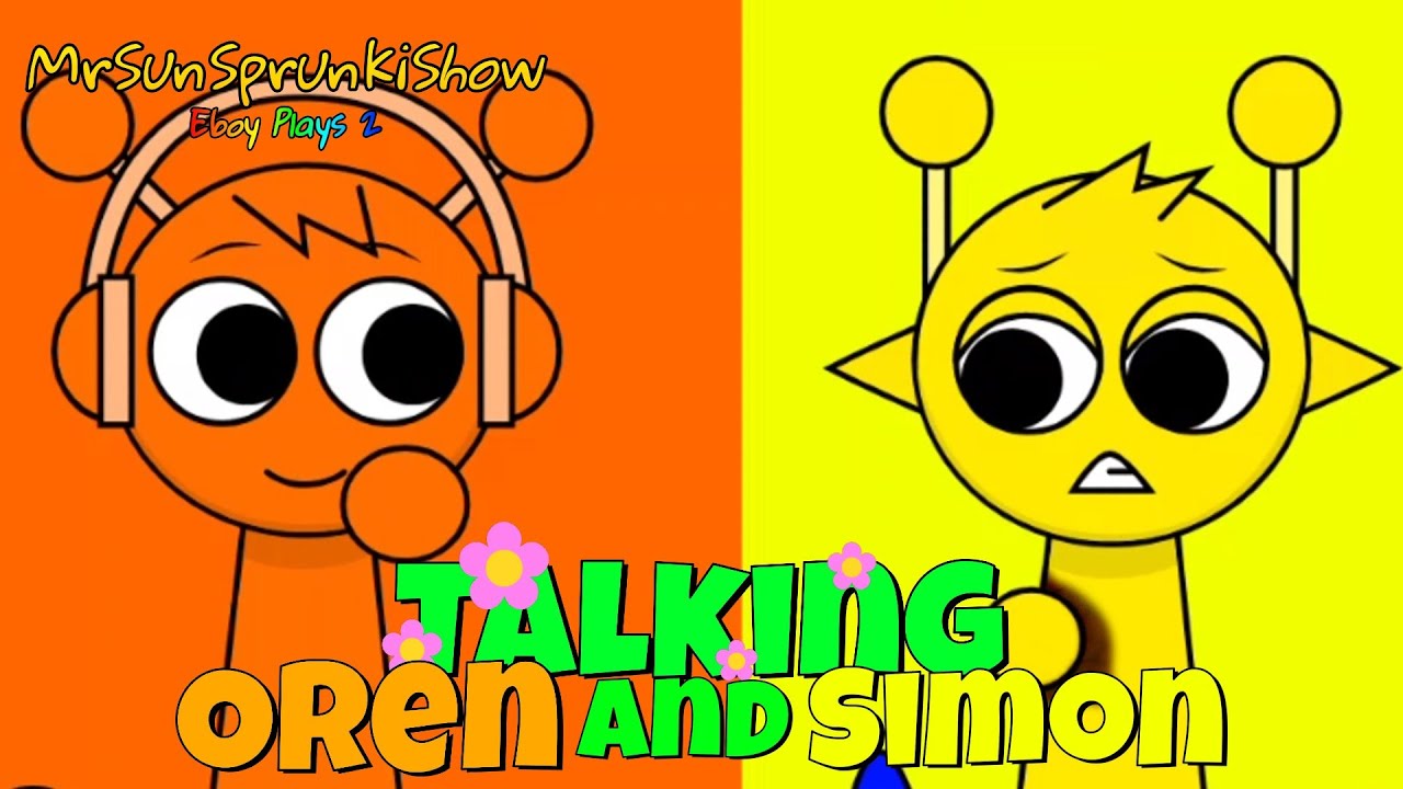 Talking Tom Cat but with Oren and Simon [Sprunki: Talking Oren and Simon]