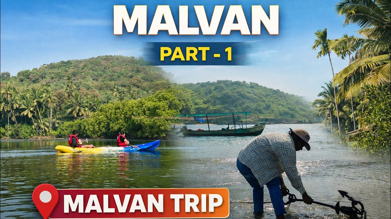 Hidden Paradise of Kokan 😍 | Khavne Kayaking & Beach Vlog        #kokan #boat #boating 