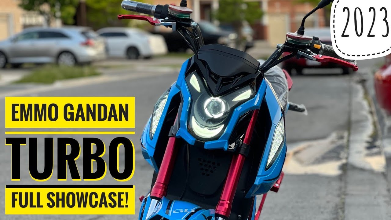 Emmo Gandan Turbo 2023 | Full Showcase | Electric Motorcycle | Bluetooth Exhaust