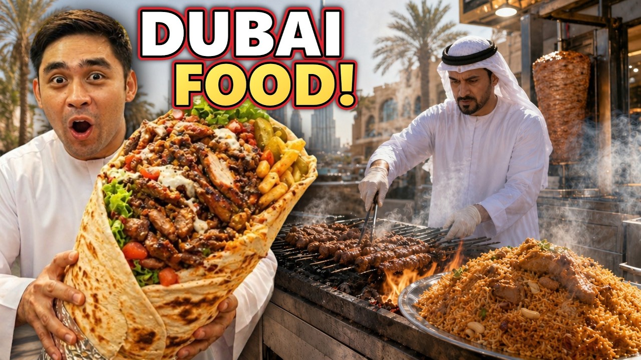 50 Must Try DUBAI Food🇦🇪 Authentic Dubai Street Food Tour!