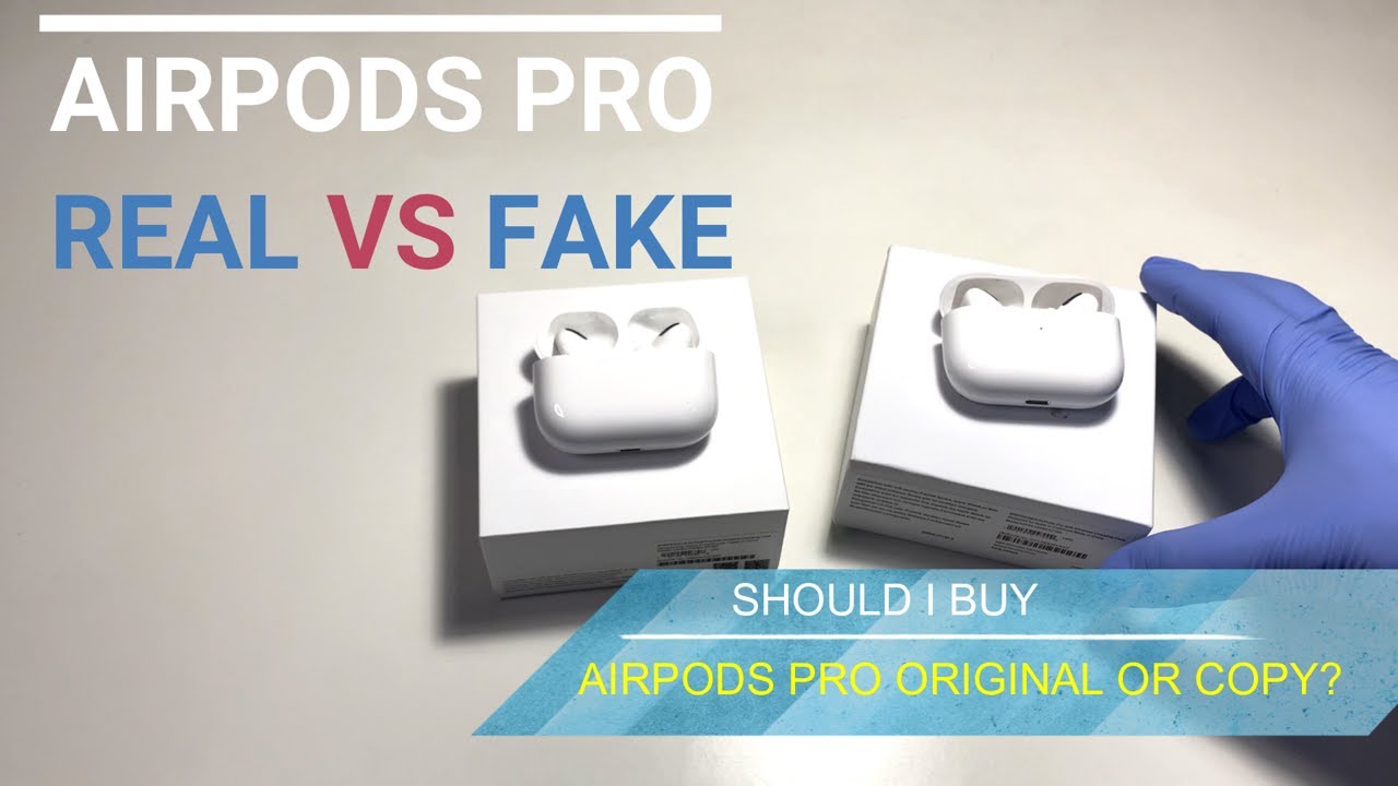 AirPods Pro Real (Original) vs Fake (OEM) - Unboxing, Comparison and Quick Review