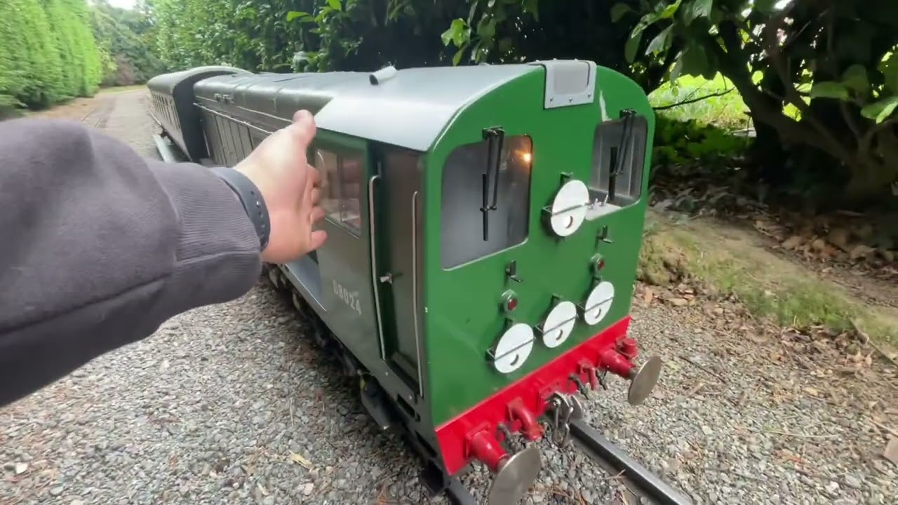 Silver Award winning Class 20 and 2f around Hemsby miniature railway.