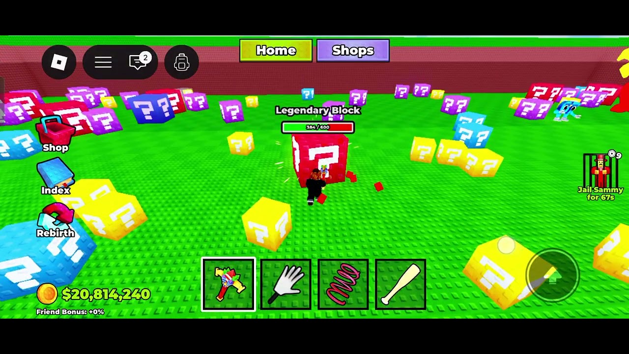 (SPECIAL) PART 4 OF ROBLOX BREAK A LUCKY BLOCK| *SO MUCH LUCK I GOT* 😊😉