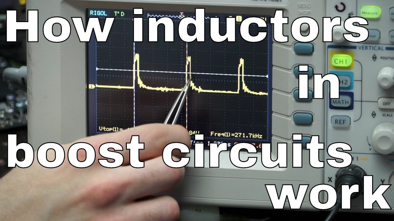 What is an inductor and how does it boost voltage?