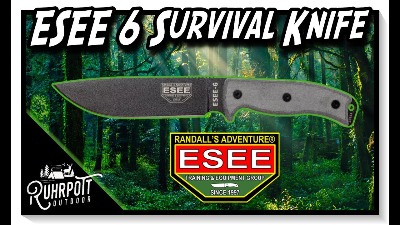 Das ESEE 6 Survival Knife - Muss das so groß sein?