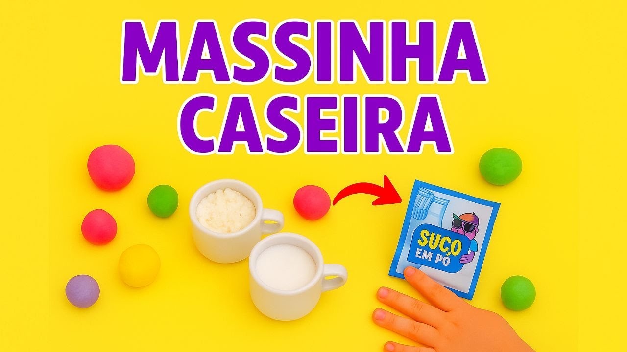 MASSINHA CASEIRA COM SUCO EM PÓ!