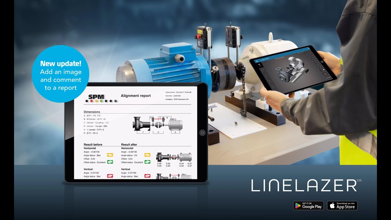 Shaft alignment precision made easy with LineLazer by SPM Instrument