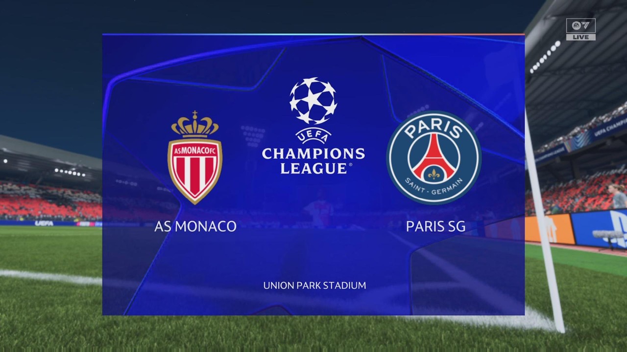 Monaco vs Paris Saint-Germain Champions League Play-off 1st Leg 2026 Prediction Full Gameplay [PS5]