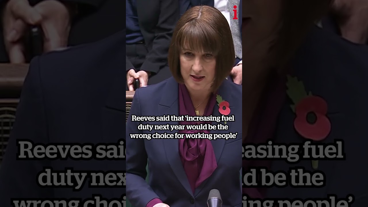 Rachel Reeves Confirms Fuel Duty Freeze Will Continue Into 2025