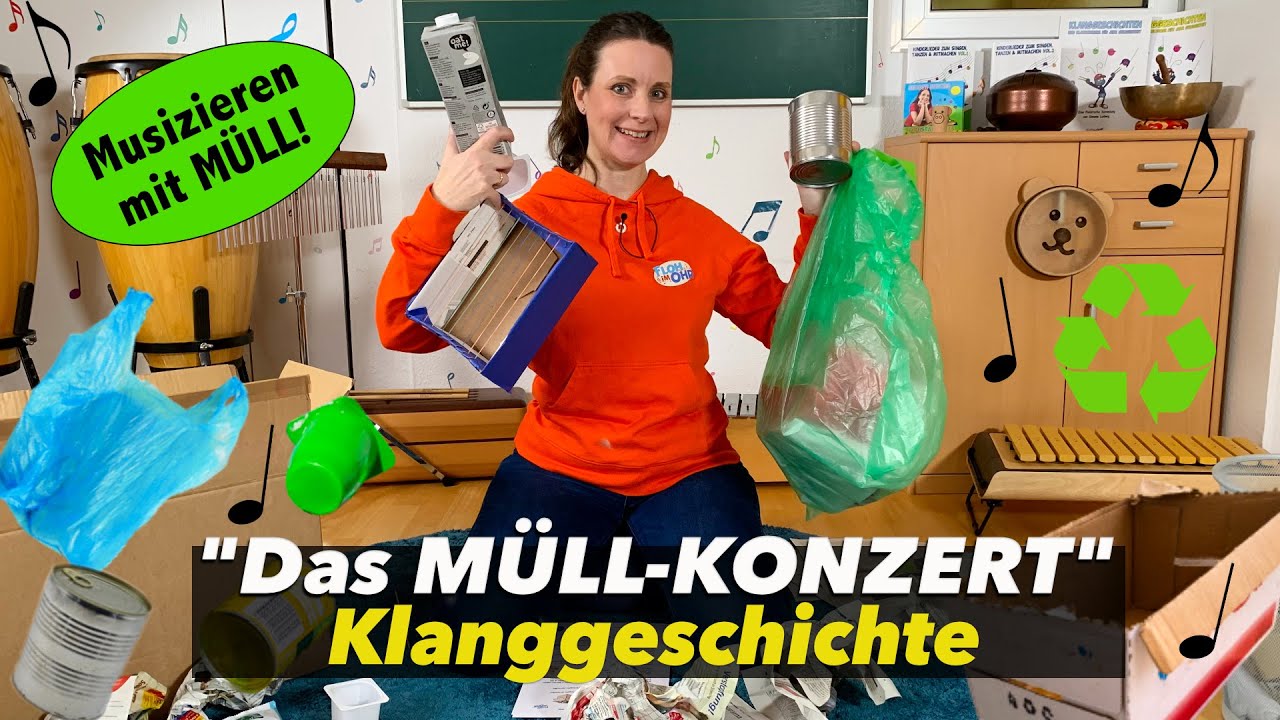 KLANGGESCHICHTE mit Müll | Kita & Grundschule | Recycling | Floh im Ohr TV