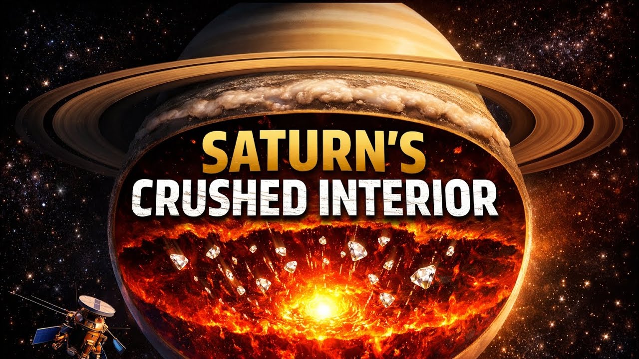 Saturn&rsquo;s Interior Is a Crushed World &ndash; Secrets Beneath the Rings