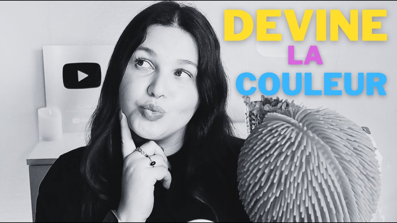ASMR TEST D'INTUITION : DEVINE la couleur de l'objet !