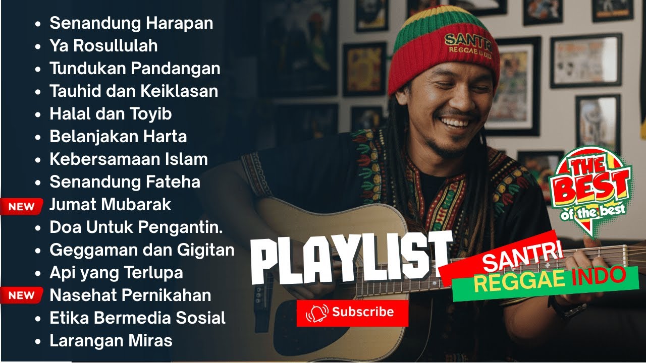 🎶 KUMPULAN LAGU REGGAE ISLAM DAKWAH 2025 | SENANDUNG HARAPAN | Santri Reggae Indo