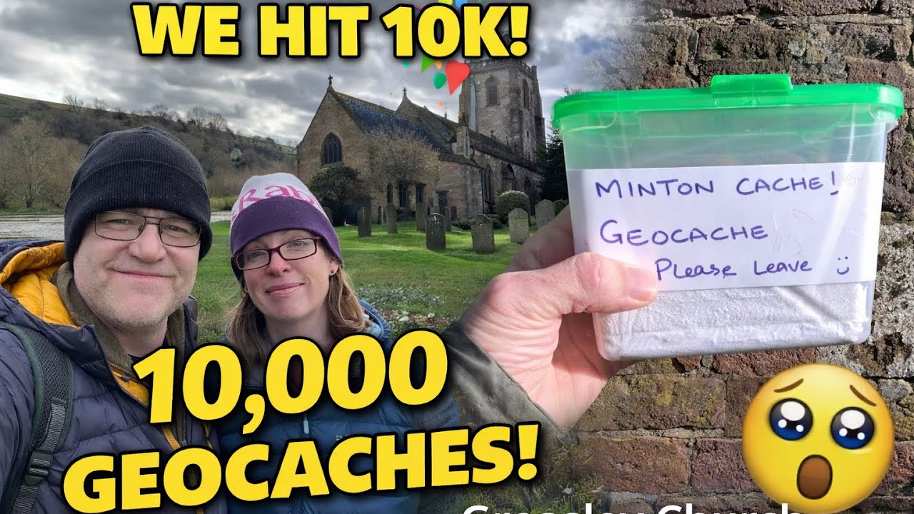 We Hit 10K! Geocaching at Greasley Church