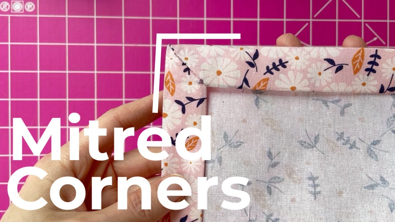 How to sew Mitred Corners on a Rolled Hem | Mitred Corners - Quick Method | SEW JESSALLI