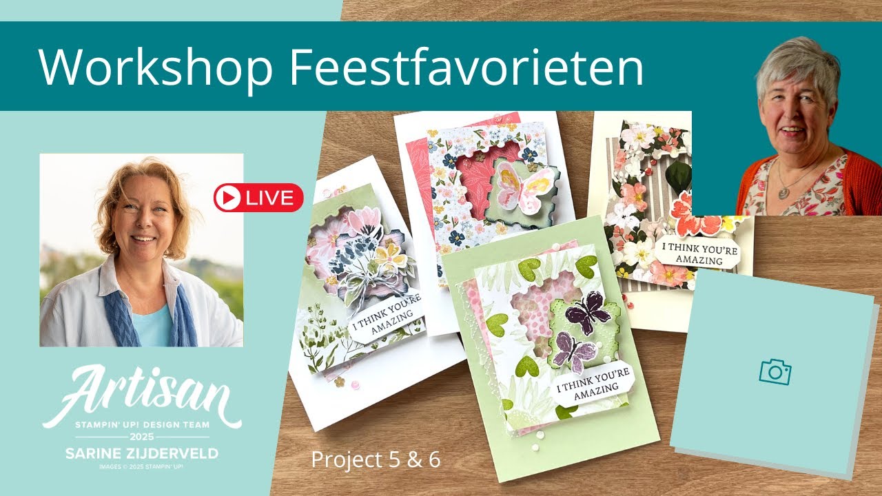 Kaarten maken: twee stijlen, heel veel ideeën | Workshop met Elly & Sarine