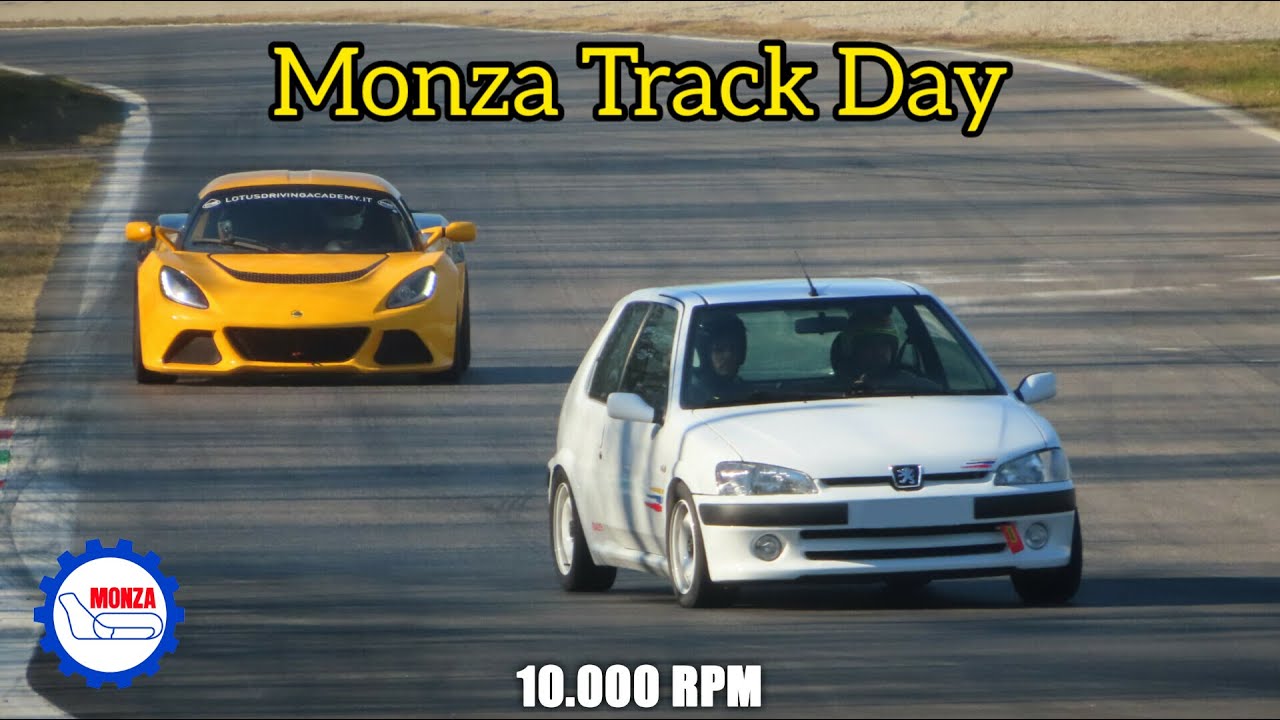 Monza Track Day | 991 GT3 RS, Supra, GT-R, 106 Rallye, Huracan, Exige | Monza Circuit | 10.000 RPM