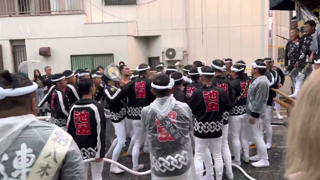 令和4年 10月9日 八木地区祭礼 だんじり祭り 池尻町 喧嘩 〜 川清前ラスト 〜