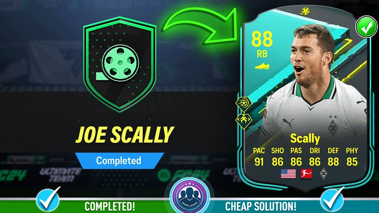 88 Moments Joe Scally SBC Completed - Cheap Solution & Tips - FC 24