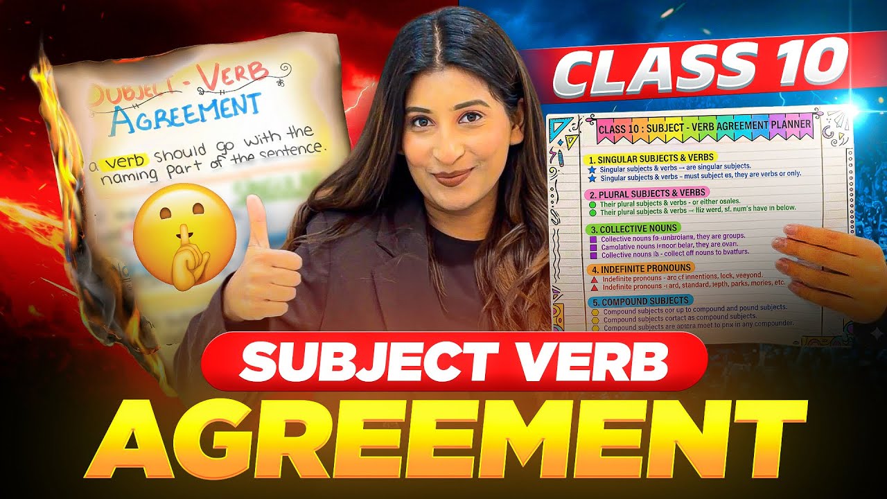 Subject verb Agreement🔥 Simple Hacks and Tricks😎 Class 10