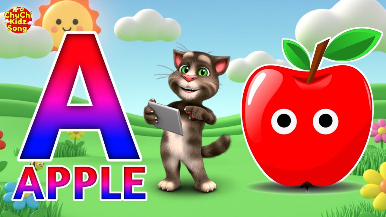 ABC Song Phonics - Toddler Learning Video, A for Apple🍎 Baby Nursery Rhyme, Alphabet Song, ABCD Song