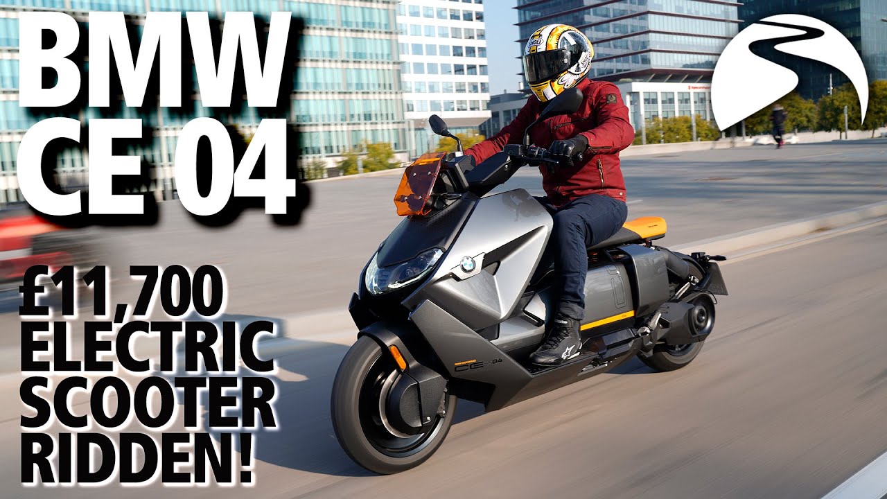 BMW CE 04 Review - £11,700 electric scooter ridden!