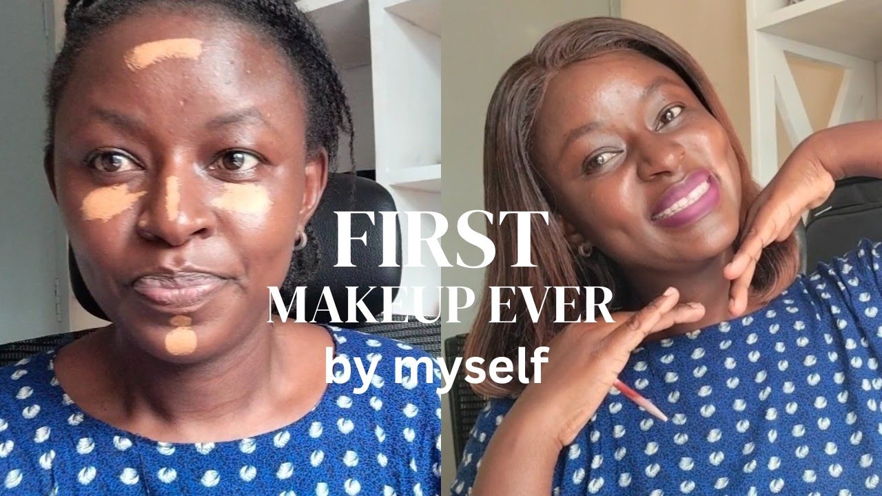 TRIED MAKEUP FOR THE FIRST TIME BY MYSELF//Eve Nduku