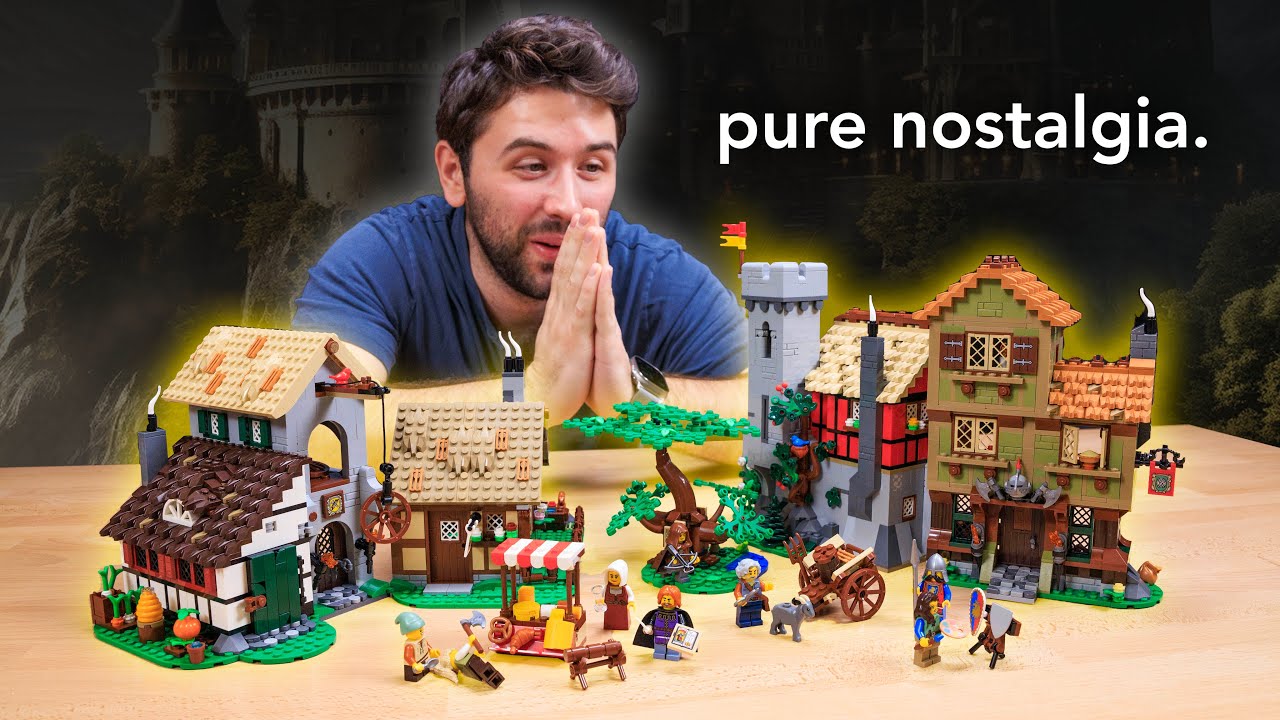 ОБЗОР LEGO Medieval Town Square | Набор 10332