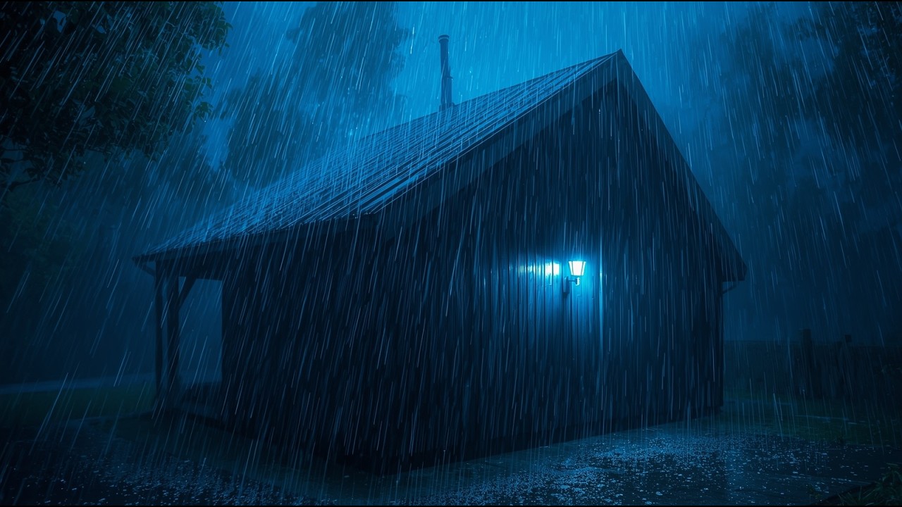 Deep Sleep Rain 🌧️ Gentle Rainfall White Noise | Relaxing Night Rain for Insomnia #512
