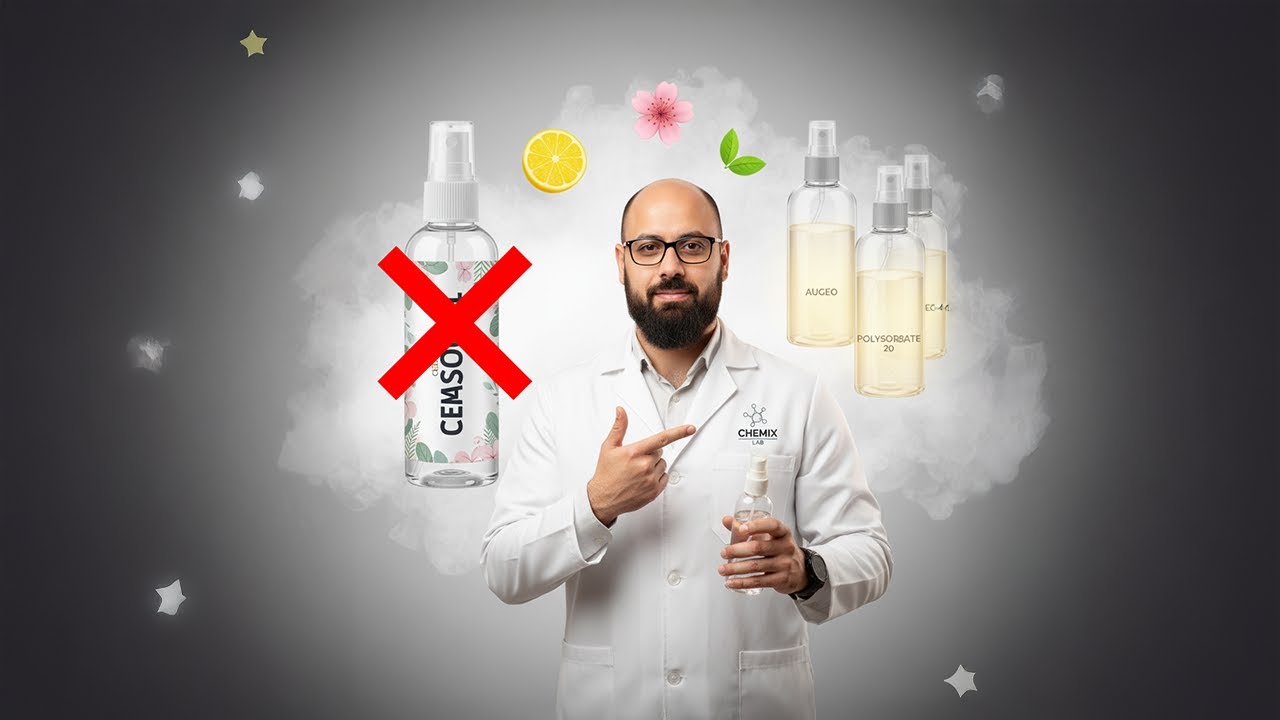 🚫 بديل السيماسول في معطرات الجو 🔄 وبدائل أكثر أمانًا وأفضل ثباتًا | اعرف خاماتك مع د. أحمد فتوح