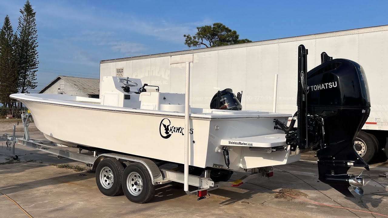 WE GOT A NEW BOAT!!! Check out the C Hawk 25' with the Tohatsu 250, Game changer!
