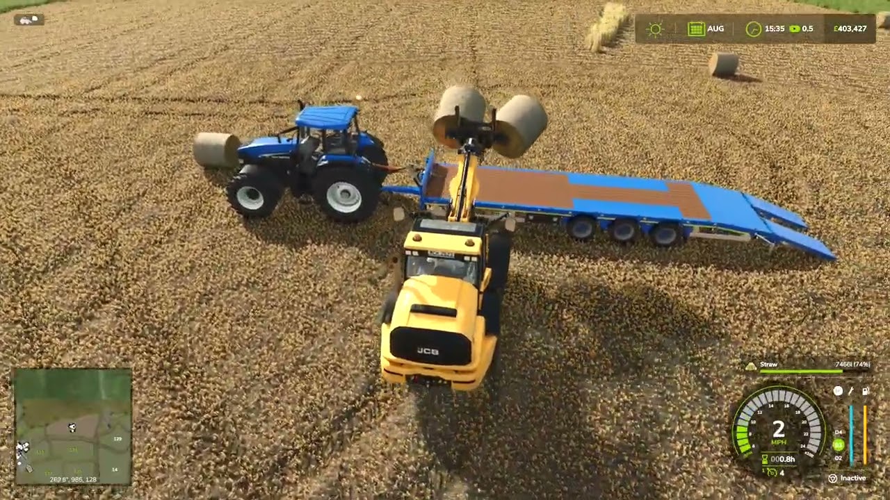 FS25 FIELDS OF TYRONE #56 | JCB LOADER IN THE FIELD!